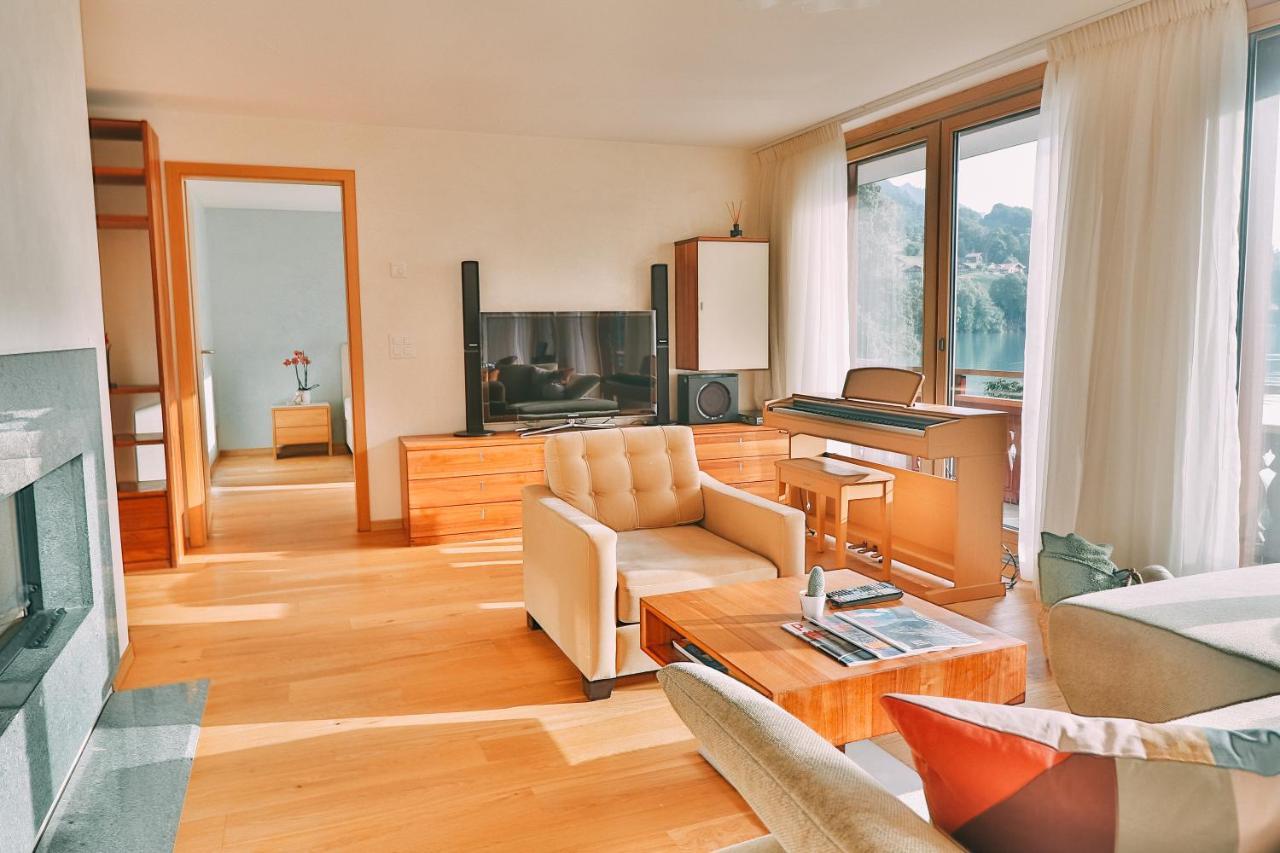 Seehaus Lake View 3-Bedroom Apartment Iseltwald Extérieur photo