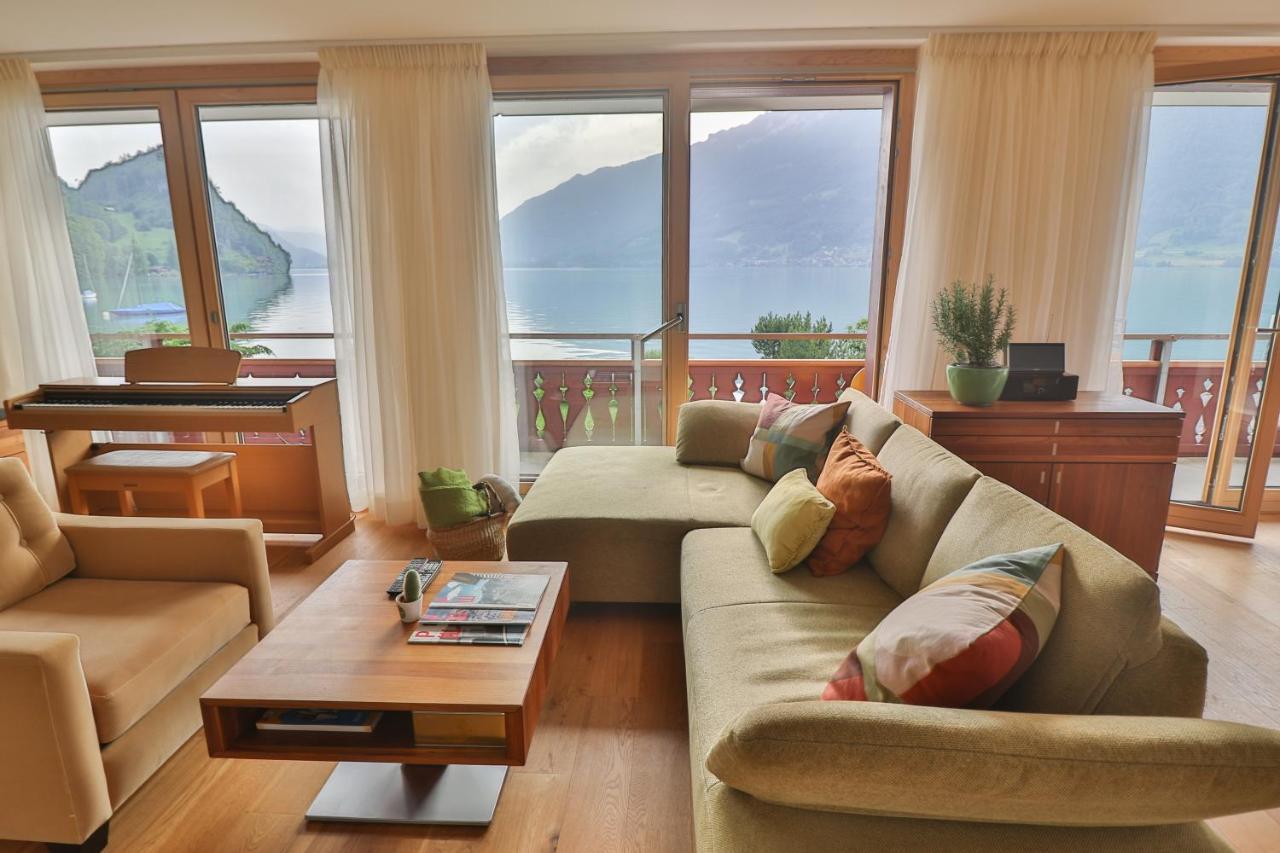 Seehaus Lake View 3-Bedroom Apartment Iseltwald Extérieur photo