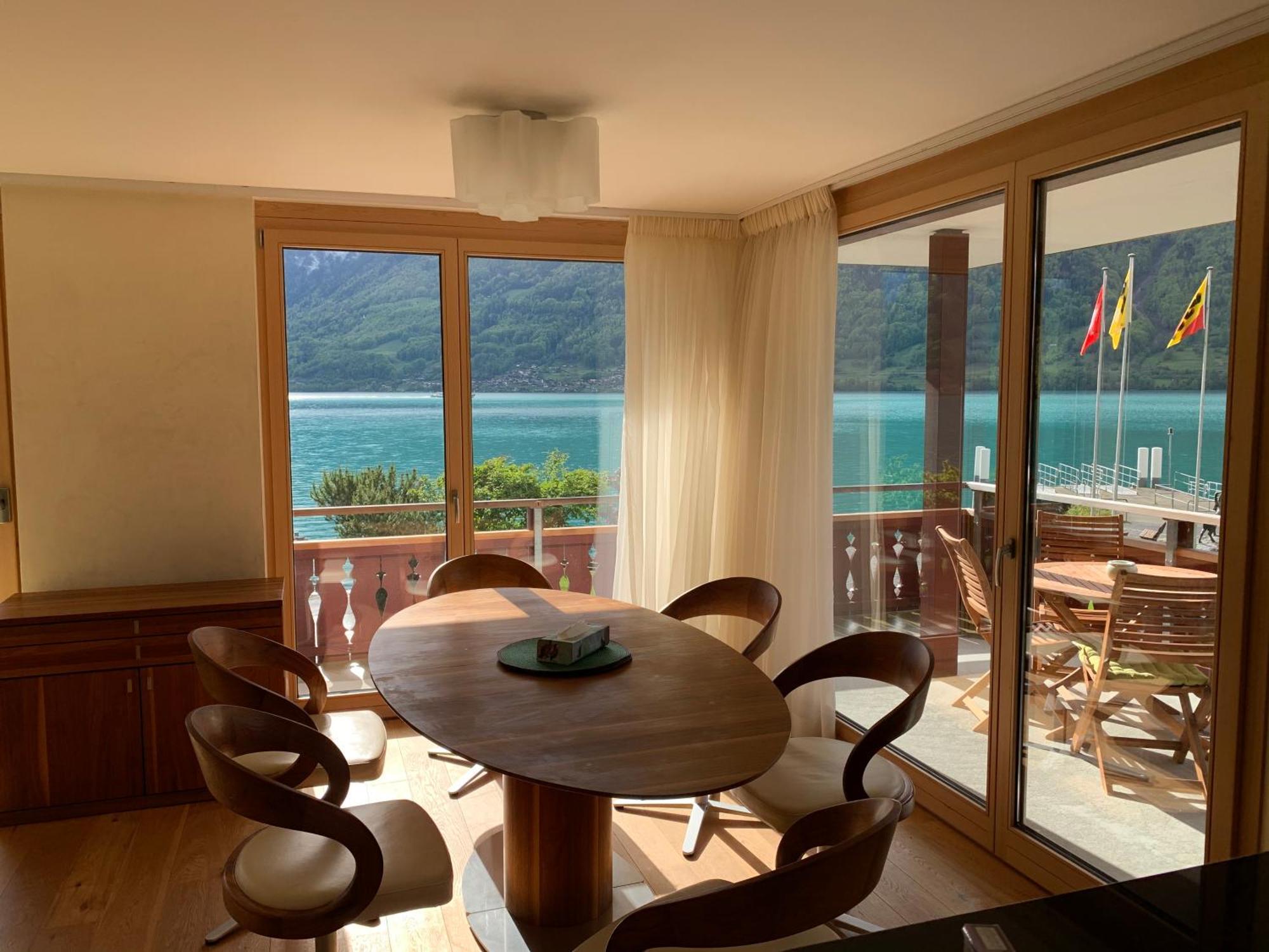 Seehaus Lake View 3-Bedroom Apartment Iseltwald Extérieur photo